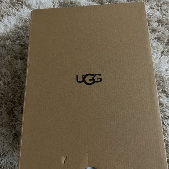 UGG Fluff Yeah slide flat sandals in black - Picture 11 of 12